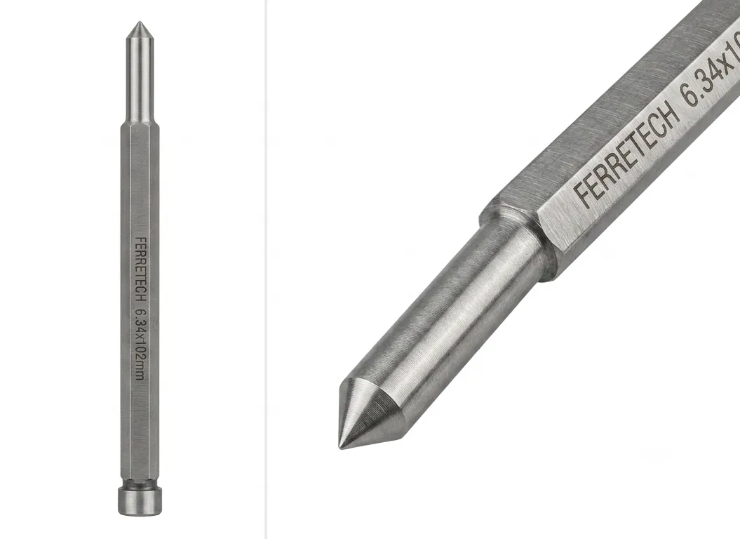 BROCA GUIA CORTADOR ANULAR 7.98mm x 106mm TCT 18 a 60mm