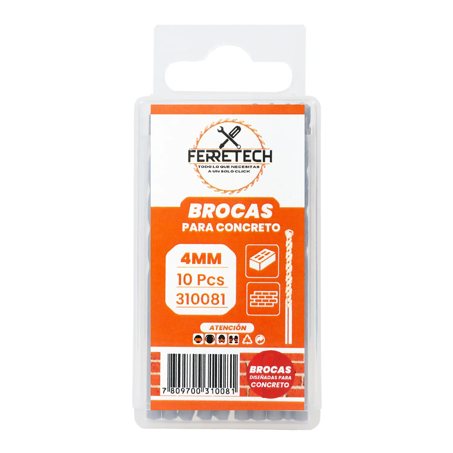 BROCA CONCRETO MULTIMATERIAL 4mm 3