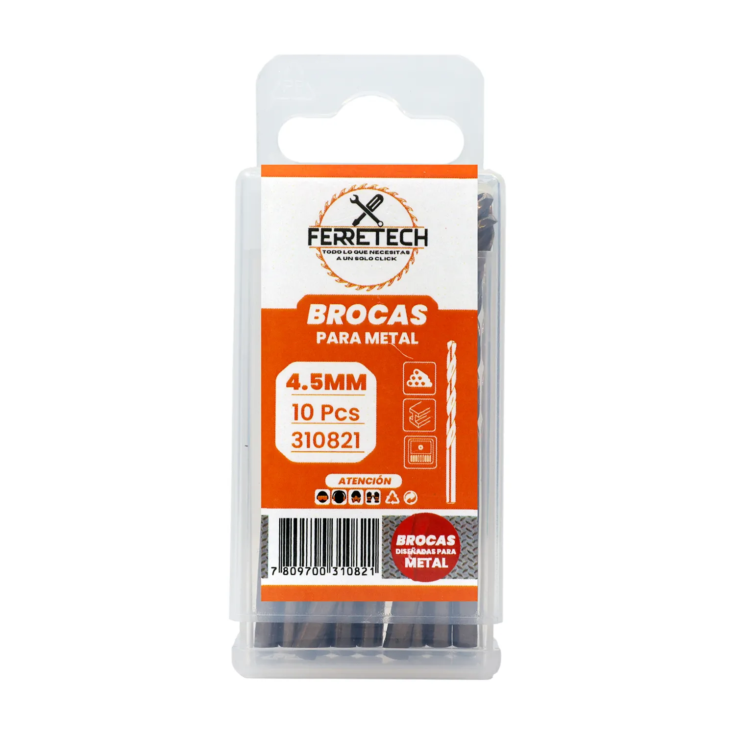 BROCA METAL HSS CO 5% 4.5mm 3