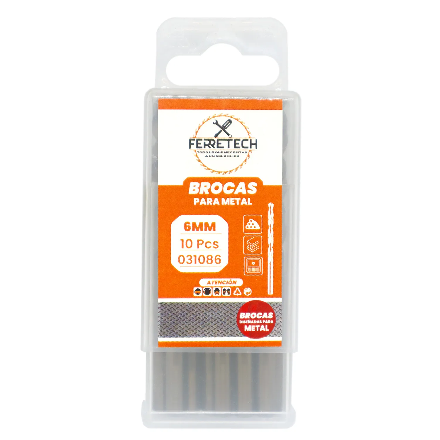 BROCA METAL HSS CO 5% 6mm 3