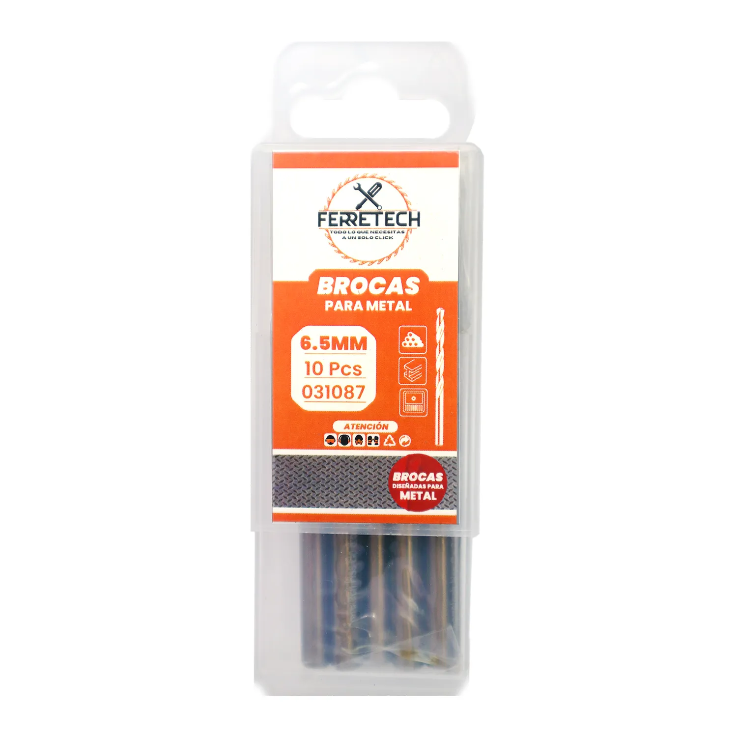 BROCA METAL HSS CO 5% 6.5mm 3