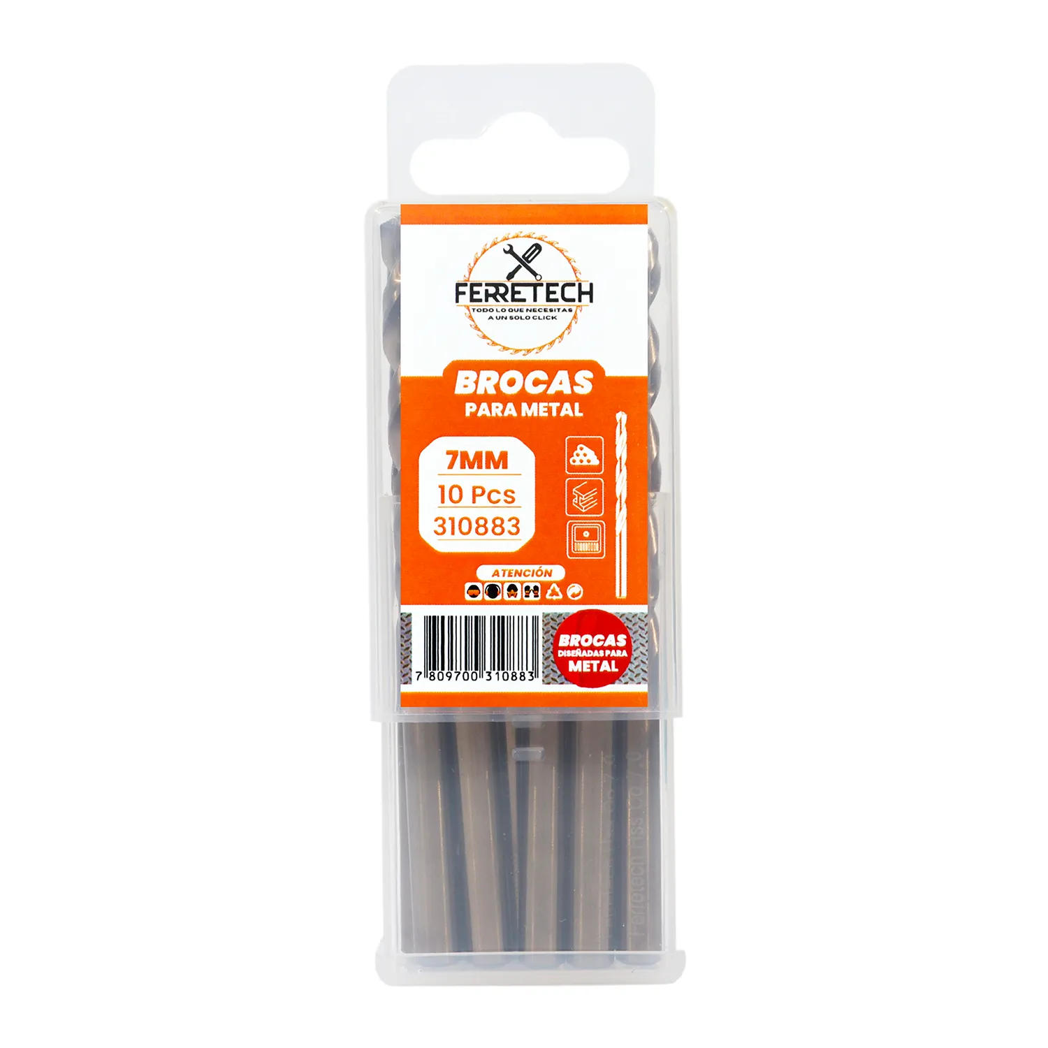 BROCA METAL HSS CO 5% 7mm 3