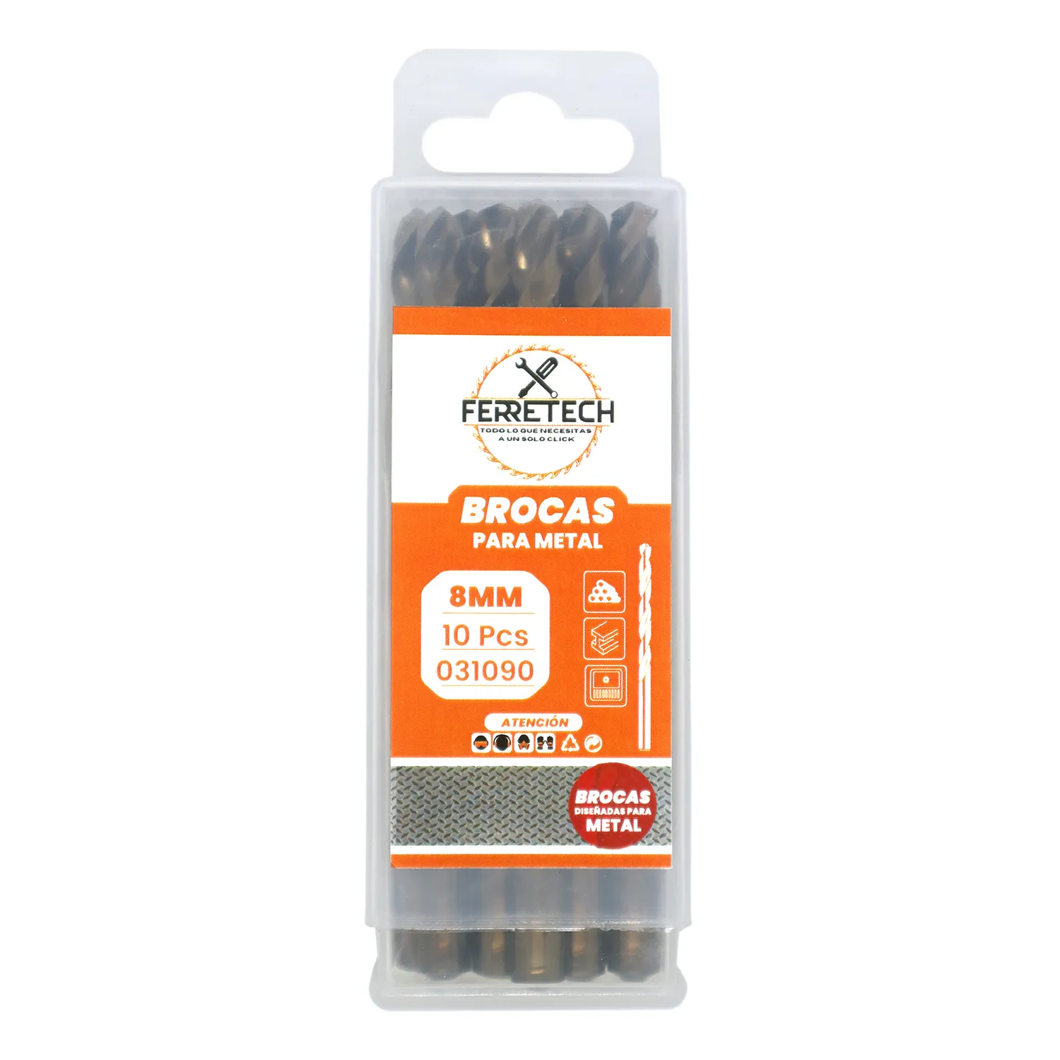 BROCA METAL HSS CO 5% 8mm 3