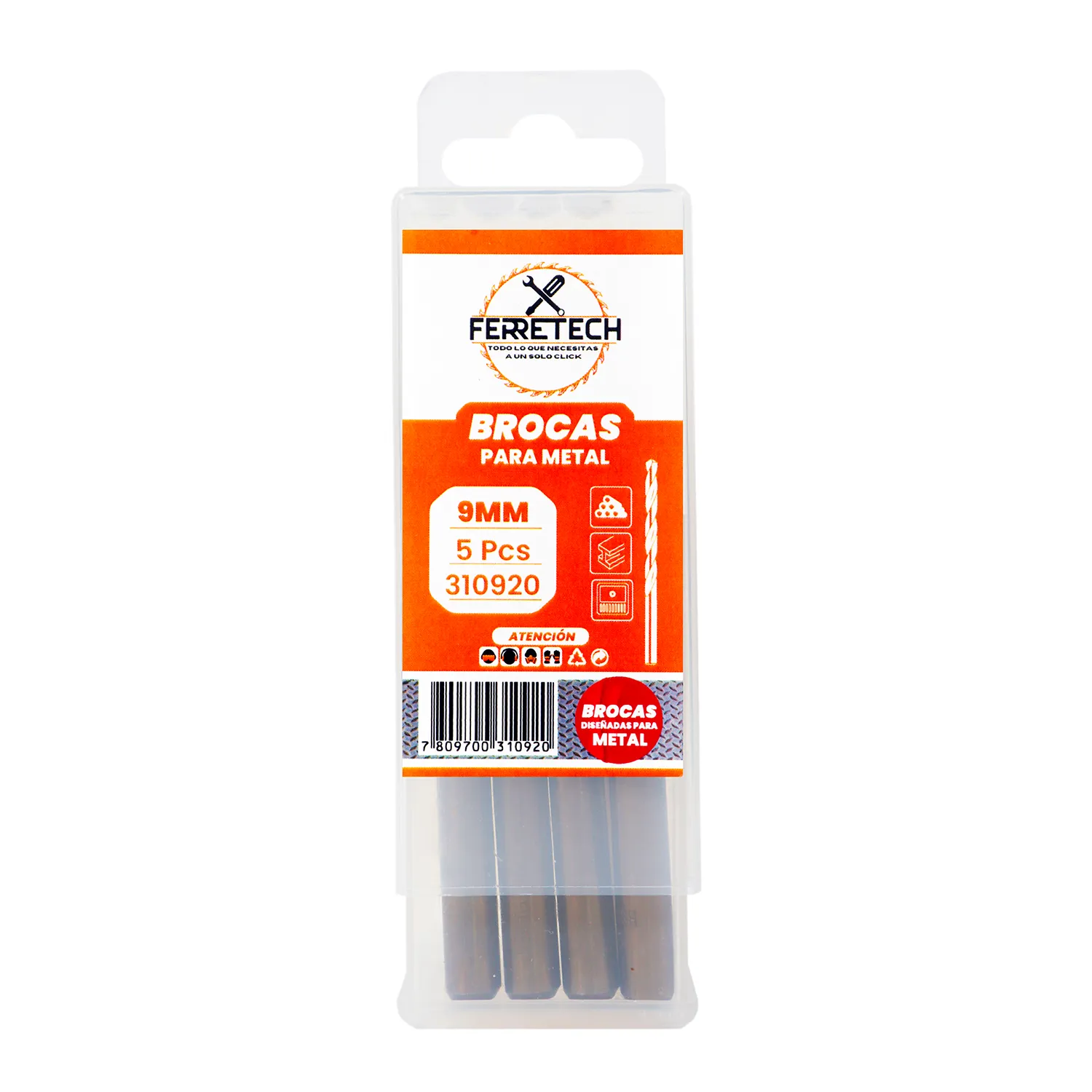 BROCA METAL HSS CO 5% 9mm 3