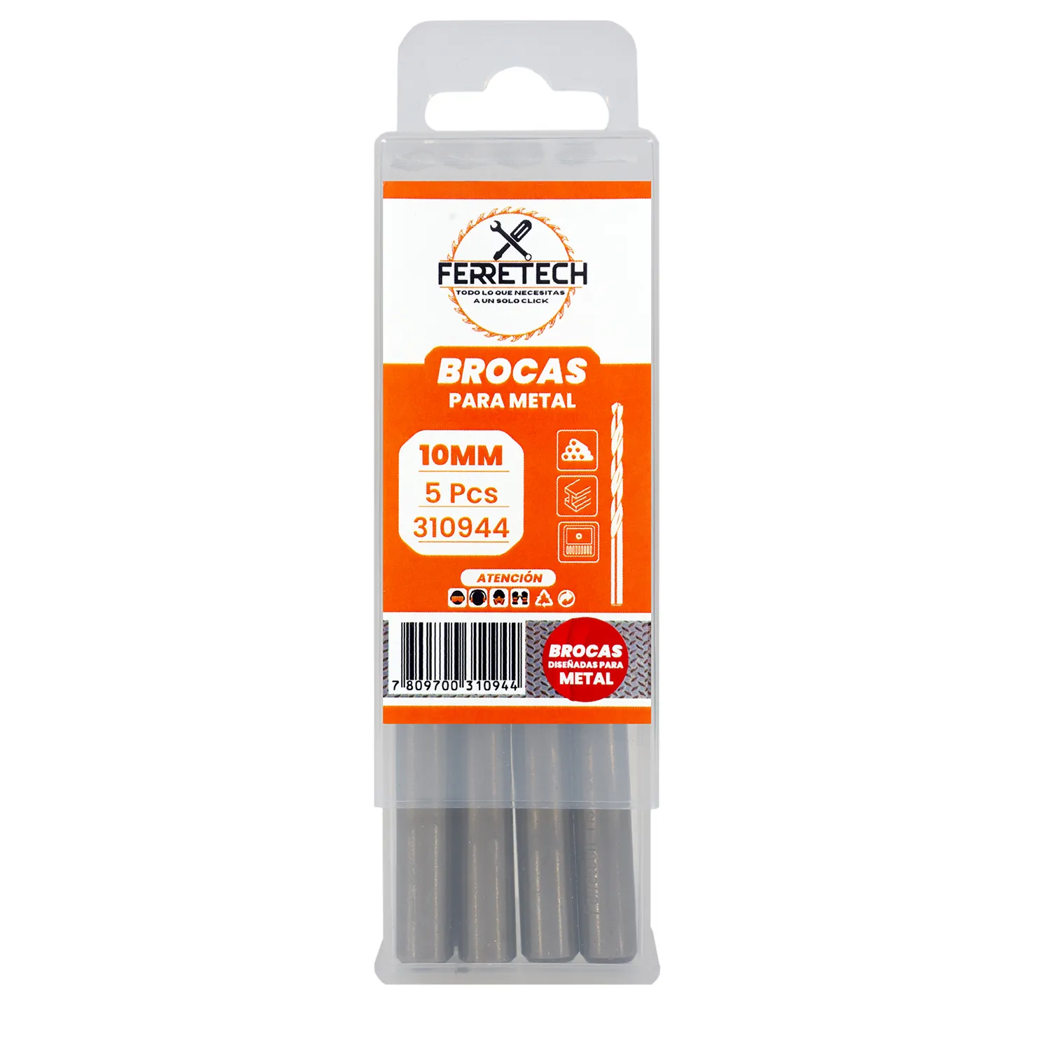 BROCA METAL HSS CO 5% 10mm 3