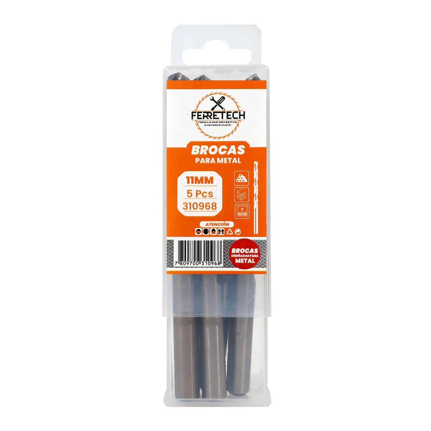 BROCA METAL HSS CO 5% 11mm 3