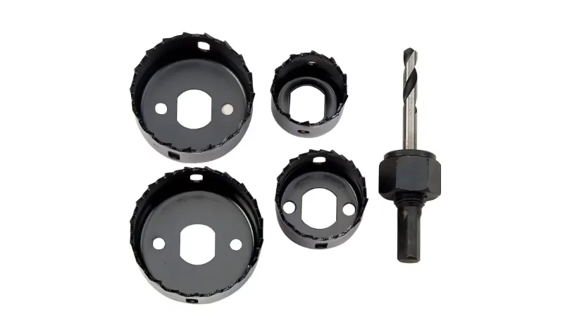 JUEGO DE SIERRAS COPA PARA CERRADURA 6 PCS 32mm, 38mm, 44mm Y 54mm 2