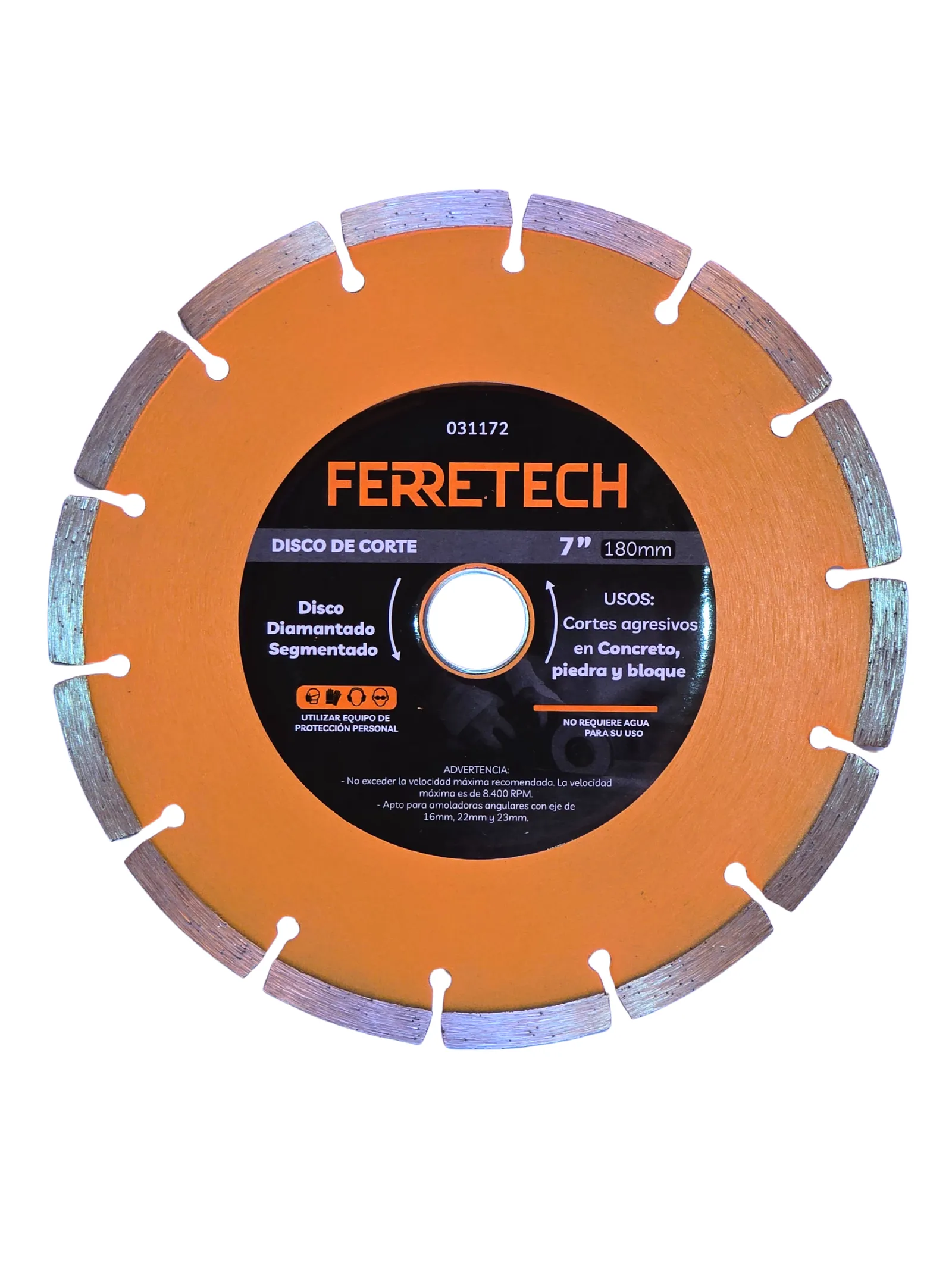 DISCO CORTE DIAMANTADO SEGMENTADO 7" 2