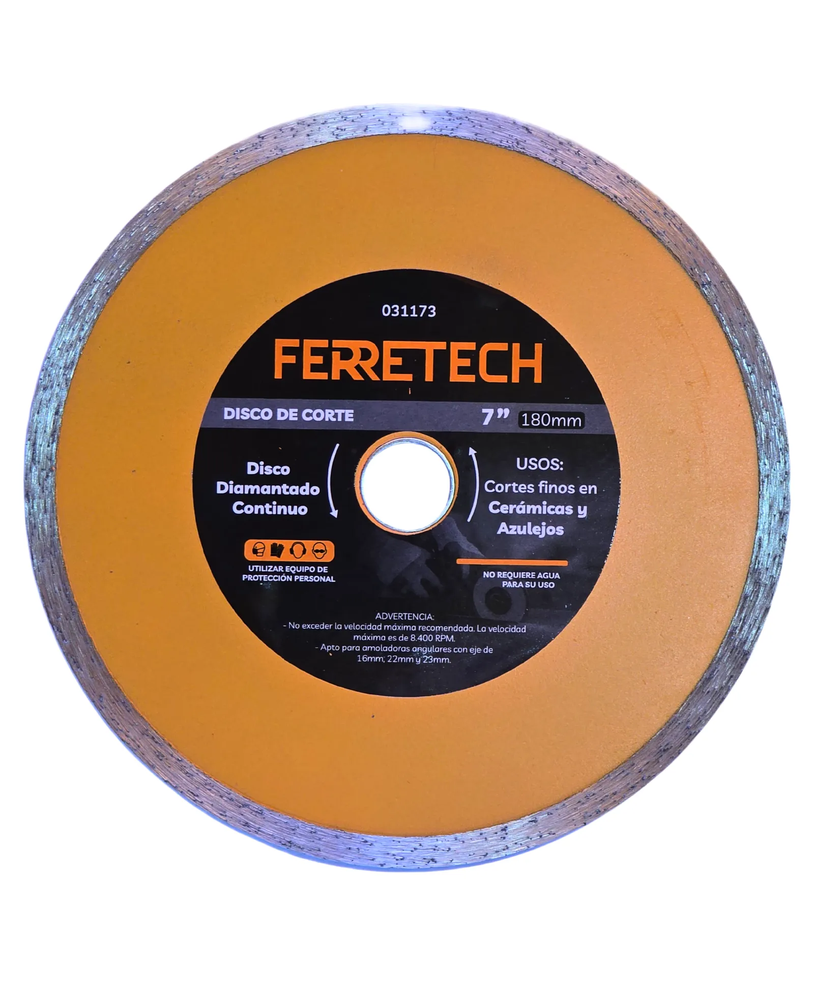 DISCO CORTE DIAMANTADO CONTINUO 7" 2