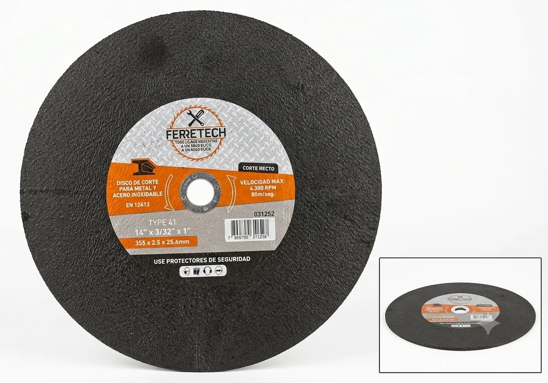 DISCO CORTE METAL 14" x 3.0mm x 25.4MM T41