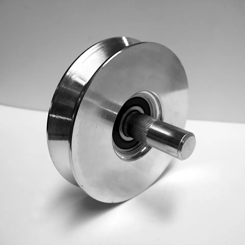RUEDA PORTON CON PASADOR 63mm "HEAVY DUTY" DOBLE RODAMIENTO