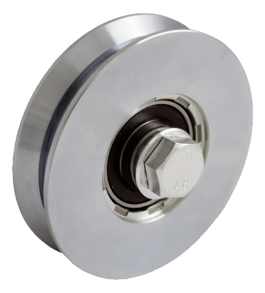RUEDA PORTON CON PERNO 78mm "HEAVY DUTY" DOBLE RODAMIENTO
